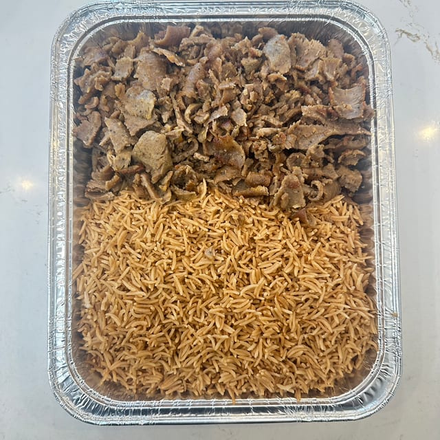 Beef Over Rice (30oz).