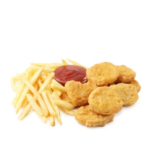 Chicken nuggets 8 pcs with Fries