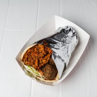 Chicken Gyro & Falafel Sandwich
