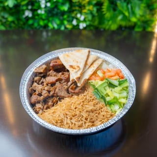 Lamb Gyro over Rice